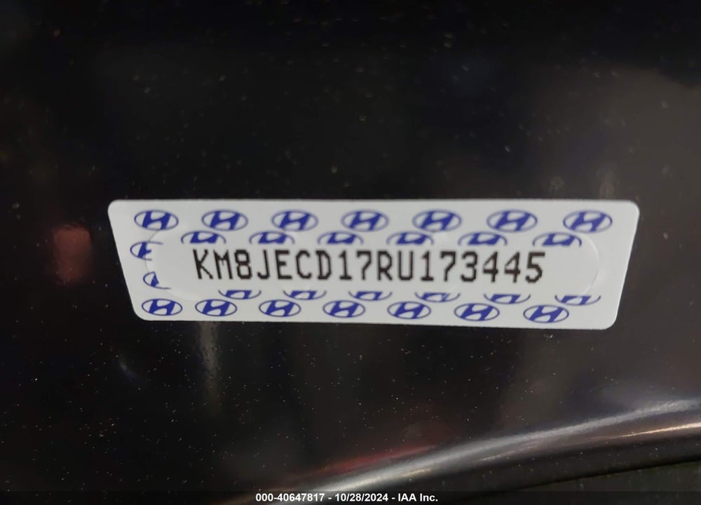 2024 HYUNDAI TUCSON HYBRID LIMITED VIN: KM8JECD17RU173445