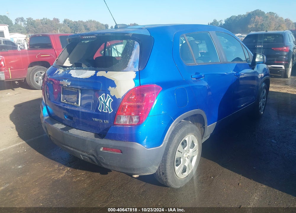 2015 CHEVROLET TRAX 1LS VIN: KL7CJKSB1FB189515