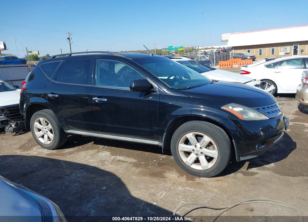 2007 NISSAN MURANO S VIN: JN8AZ08W87W601476