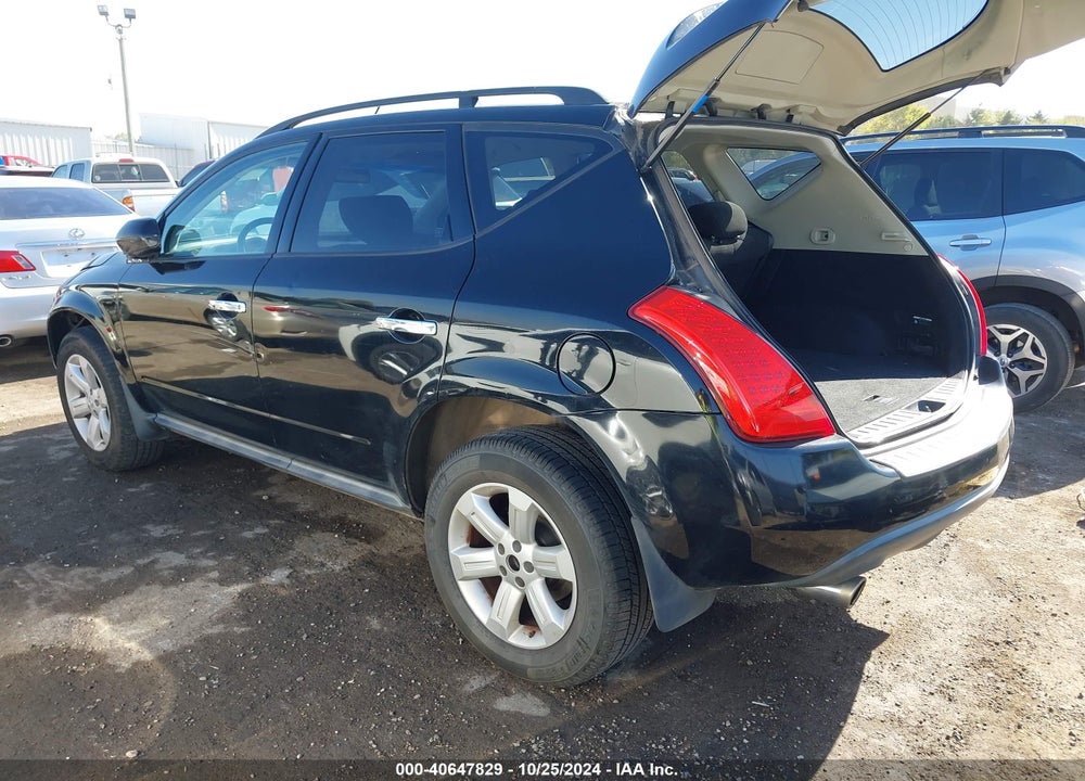 2007 NISSAN MURANO S VIN: JN8AZ08W87W601476
