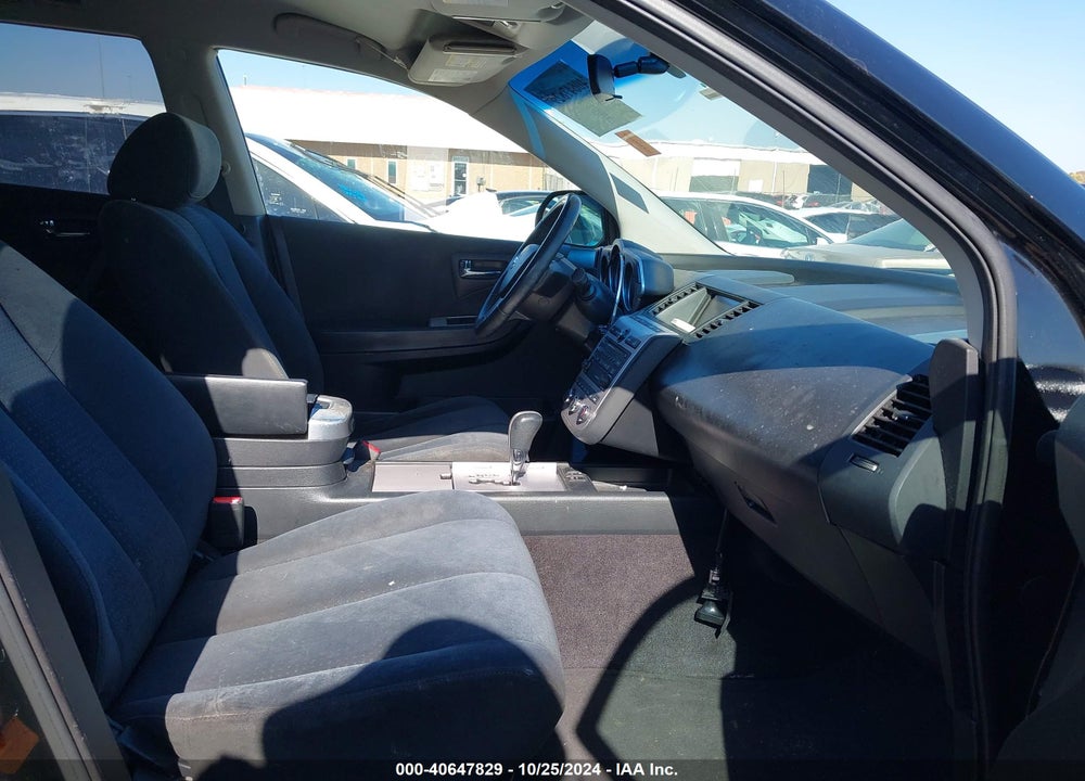2007 NISSAN MURANO S VIN: JN8AZ08W87W601476