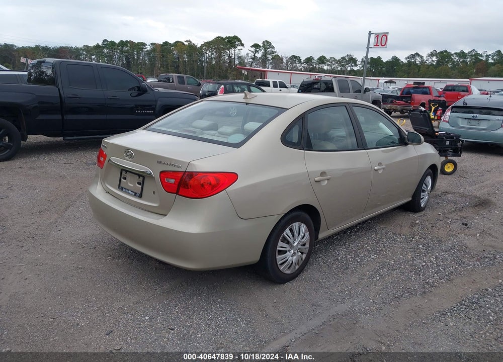 2010 HYUNDAI ELANTRA GLS VIN: KMHDU4AD3AU931533