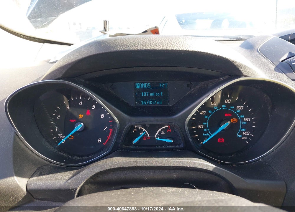 2013 FORD ESCAPE S VIN: 1FMCU0F73DUC56360