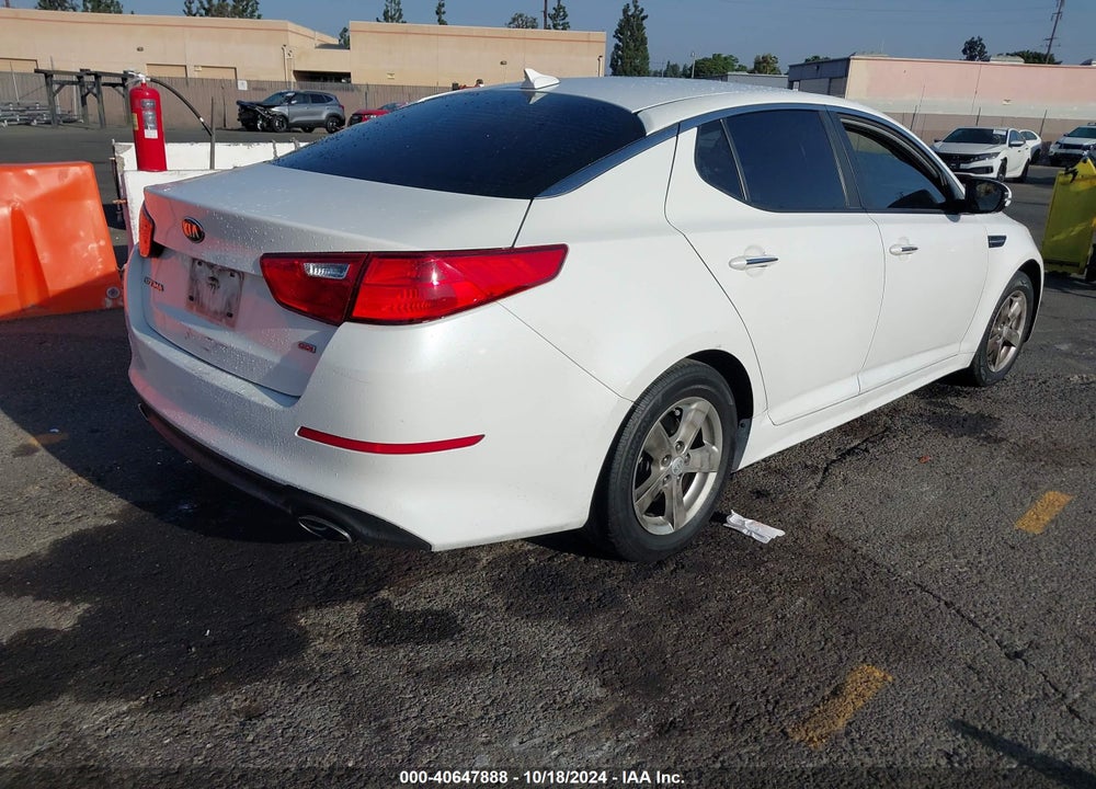 2015 KIA OPTIMA LX VIN: KNAGM4A70F5664586