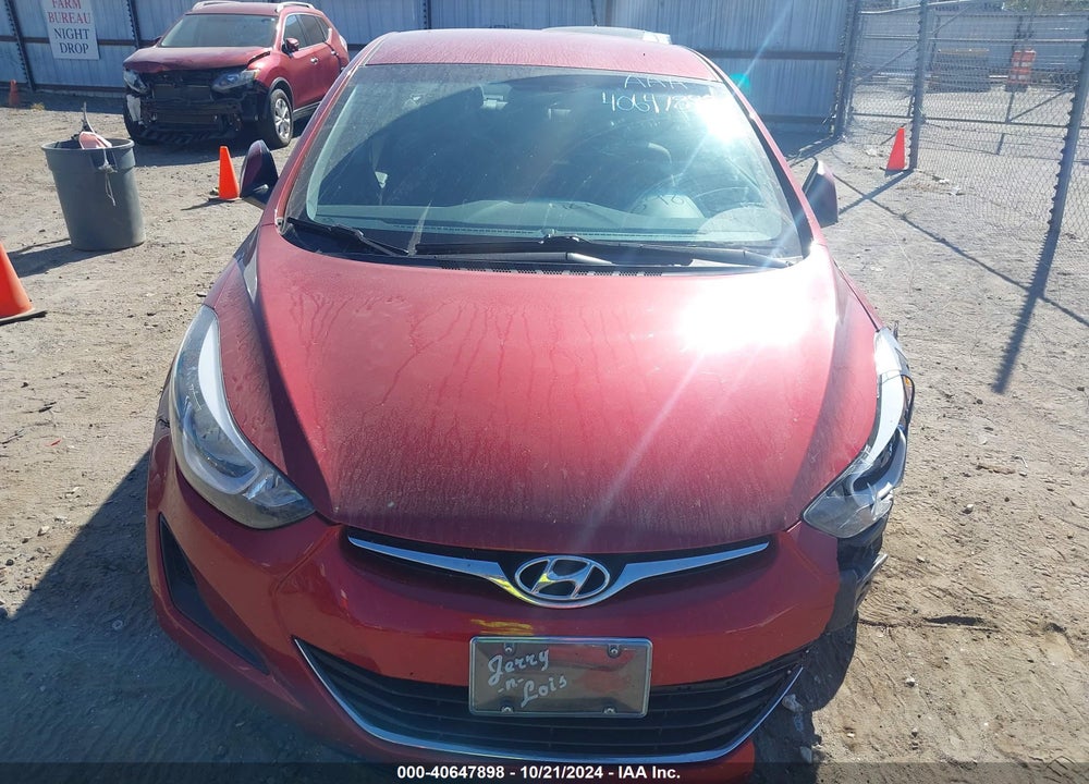 2016 HYUNDAI ELANTRA SE VIN: 5NPDH4AE5GH672659