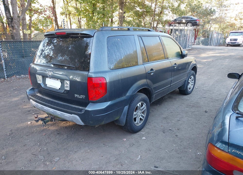 2004 HONDA PILOT EX-L VIN: 2HKYF18704H551790