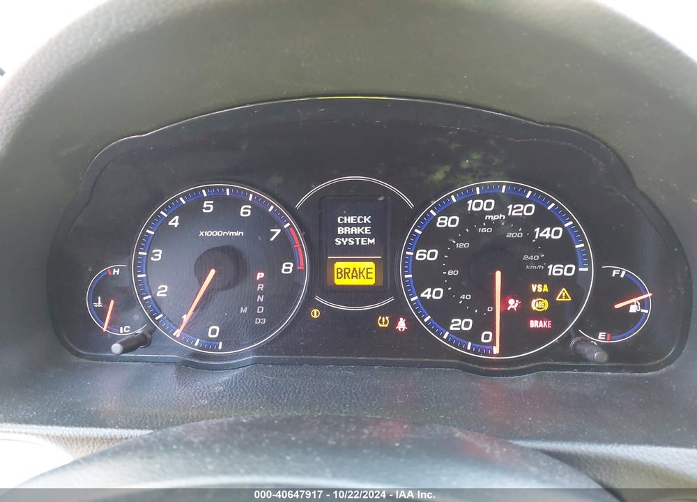 2007 ACURA TSX VIN: JH4CL96887C003919