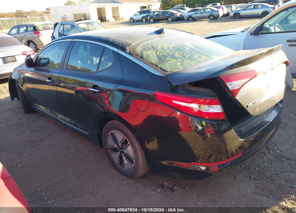 2012 KIA OPTIMA HYBRID EX VIN: KNAGM4AD0C5027814