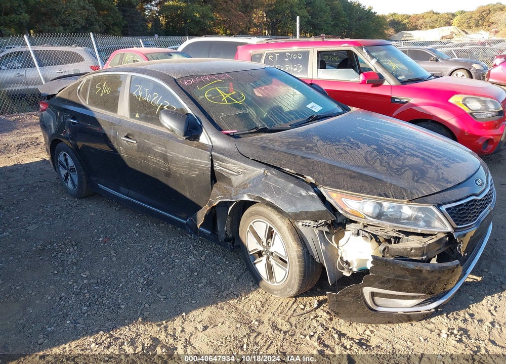 2012 KIA OPTIMA HYBRID EX VIN: KNAGM4AD0C5027814