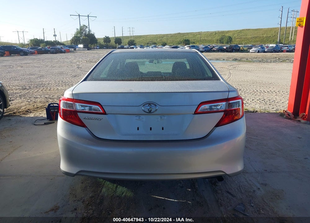 2012 TOYOTA CAMRY L VIN: 4T1BF1FK0CU525350