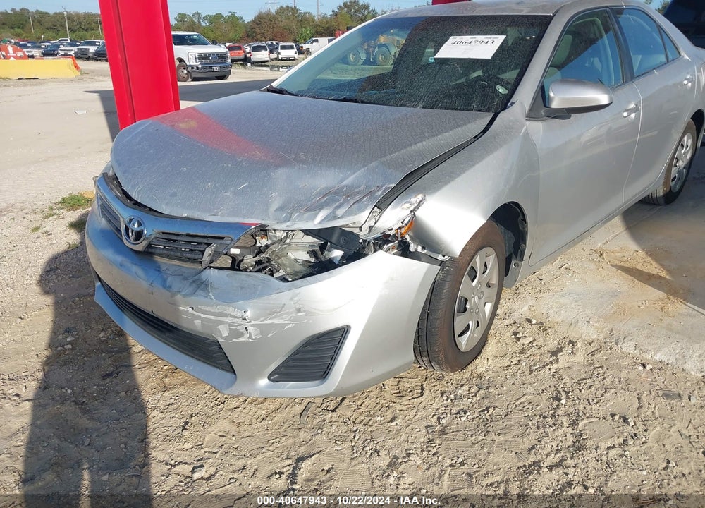 2012 TOYOTA CAMRY L VIN: 4T1BF1FK0CU525350