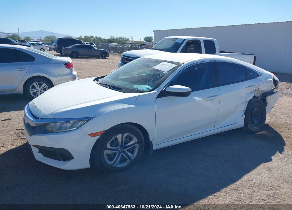 2016 HONDA CIVIC LX VIN: 19XFC2F58GE092752