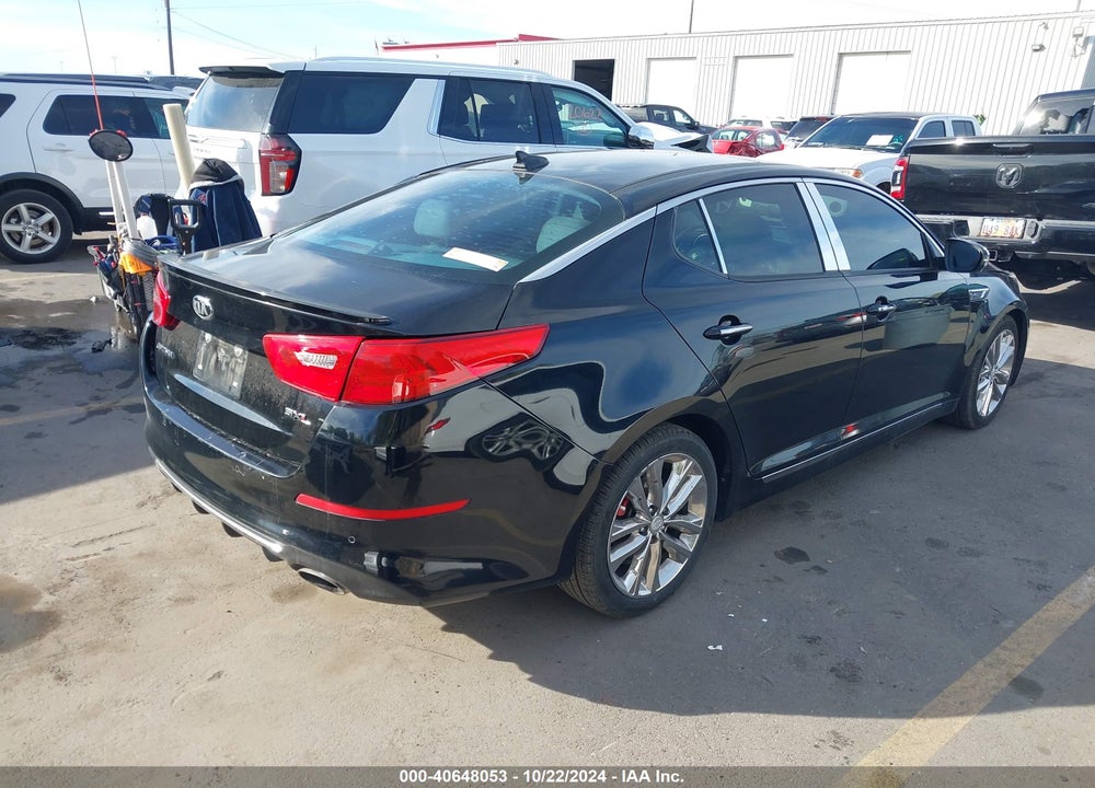 2014 KIA OPTIMA SXL TURBO VIN: 5XXGR4A66EG290636