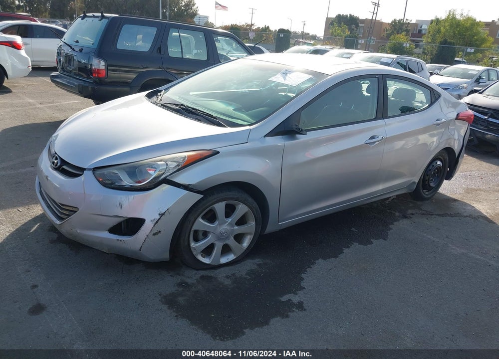 2013 HYUNDAI ELANTRA LIMITED VIN: KMHDH4AE6DU888419