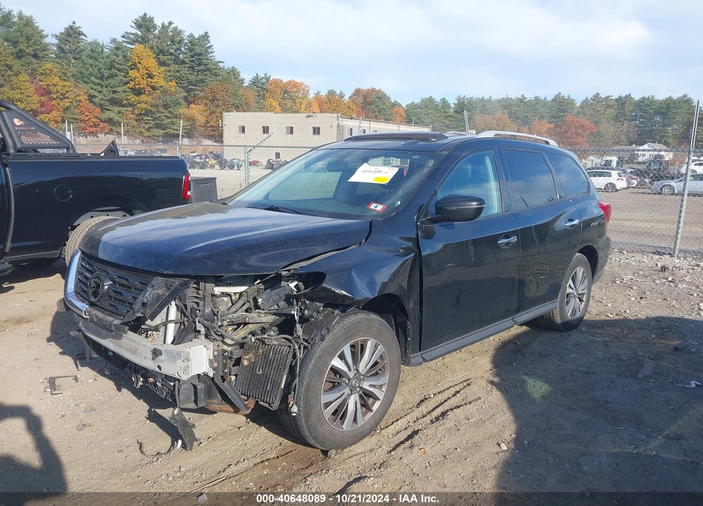 2017 NISSAN PATHFINDER SV VIN: 5N1DR2MM9HC636616
