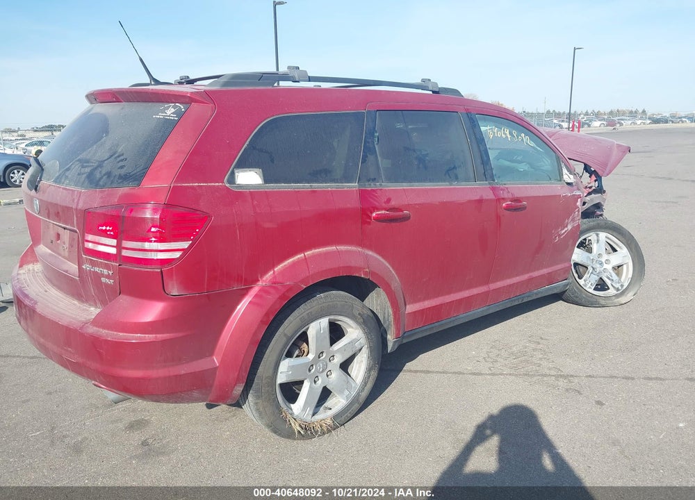 2010 DODGE JOURNEY SXT VIN: 3D4PG5FV9AT162047