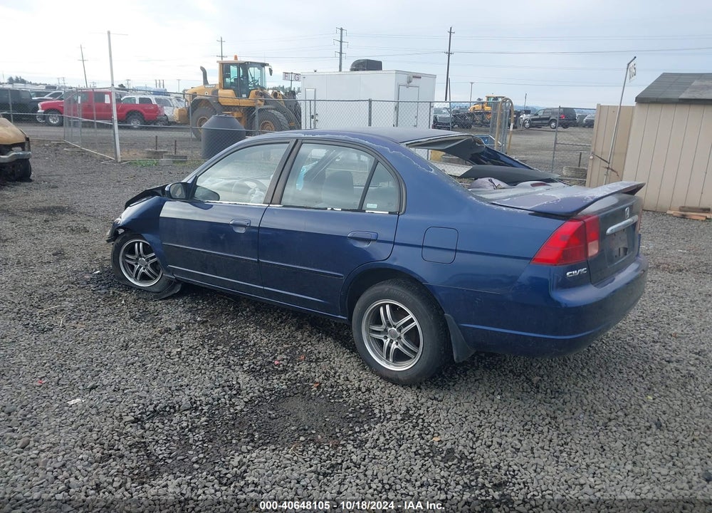 2002 HONDA CIVIC EX VIN: 2HGES26722H547898