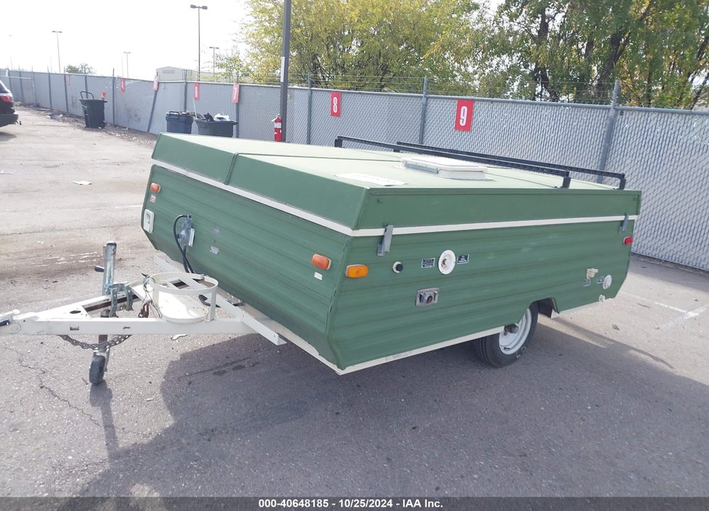 1989 JAYCO RV TRAILER VIN: 1UJAJ01E5K1BF0158
