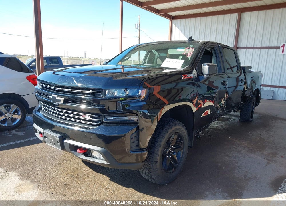 2021 CHEVROLET SILVERADO 1500 4WD SHORT BED LT TRAIL BOSS VIN: 1GCPYFEDXMZ175945