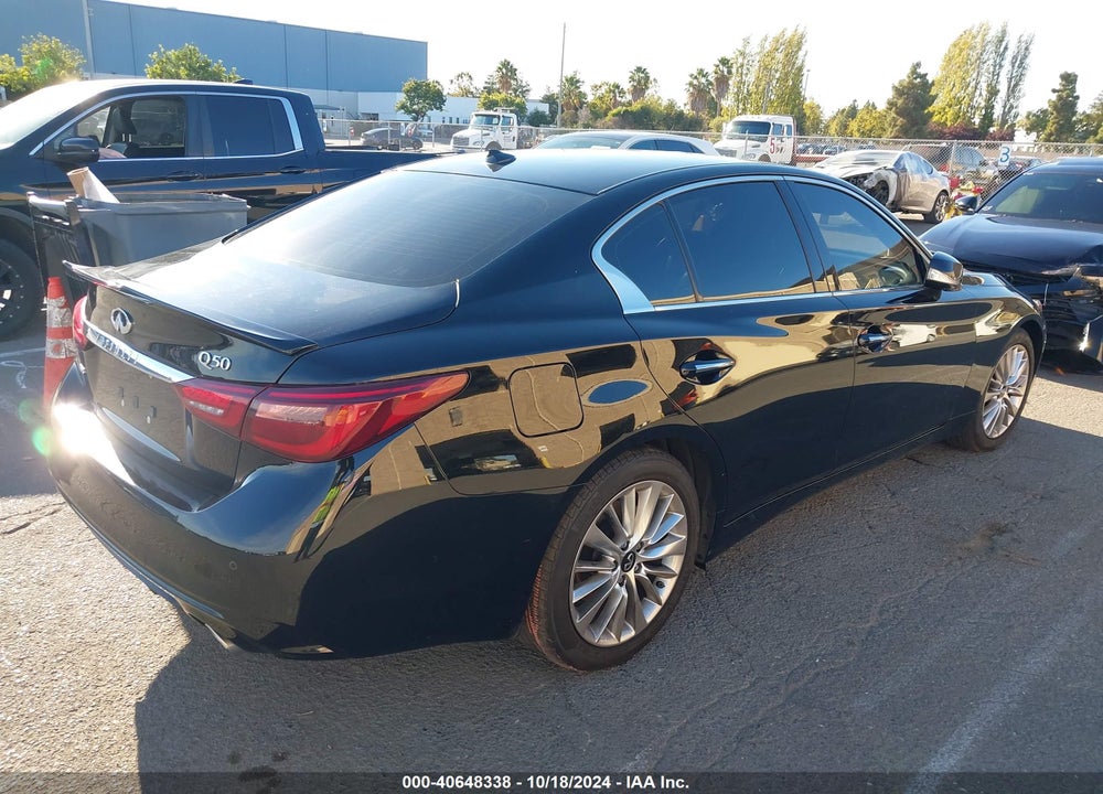 2021 INFINITI Q50 LUXE AWD VIN: JN1EV7BR5MM754203