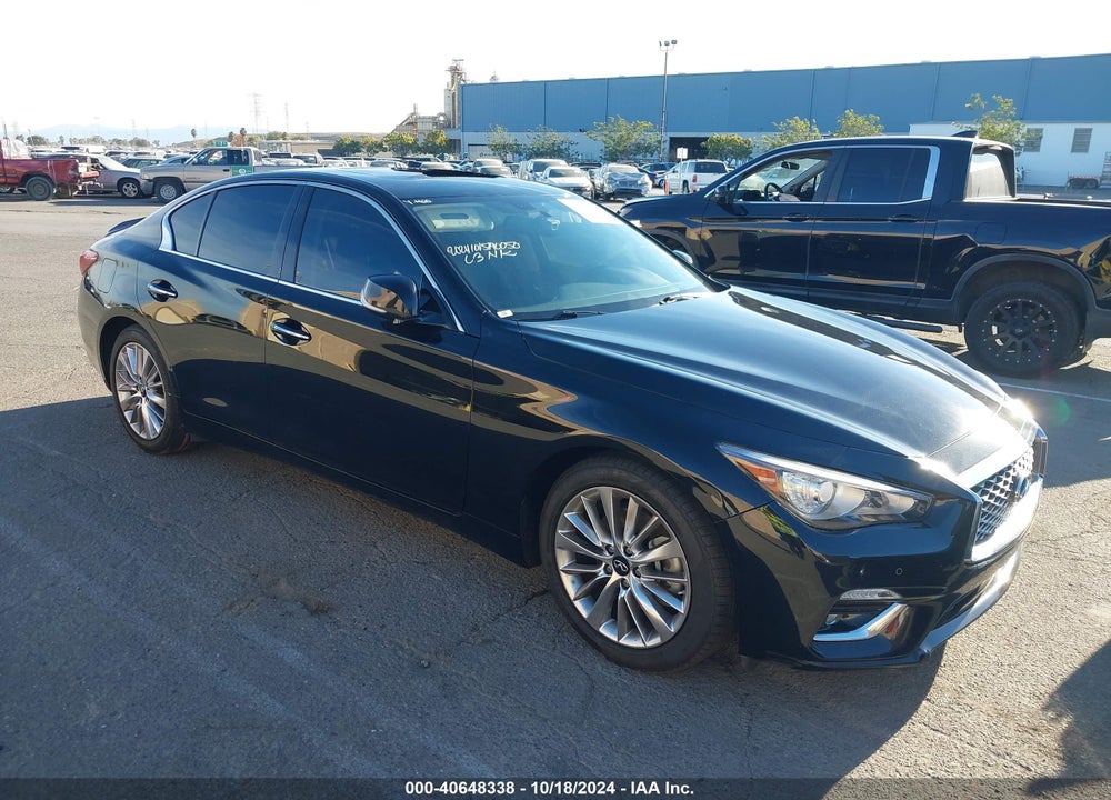 2021 INFINITI Q50 LUXE AWD VIN: JN1EV7BR5MM754203