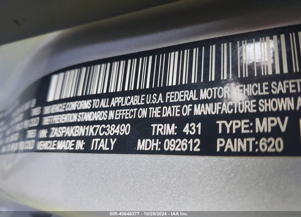 2019 ALFA ROMEO STELVIO TI AWD VIN: ZASPAKBN1K7C38490