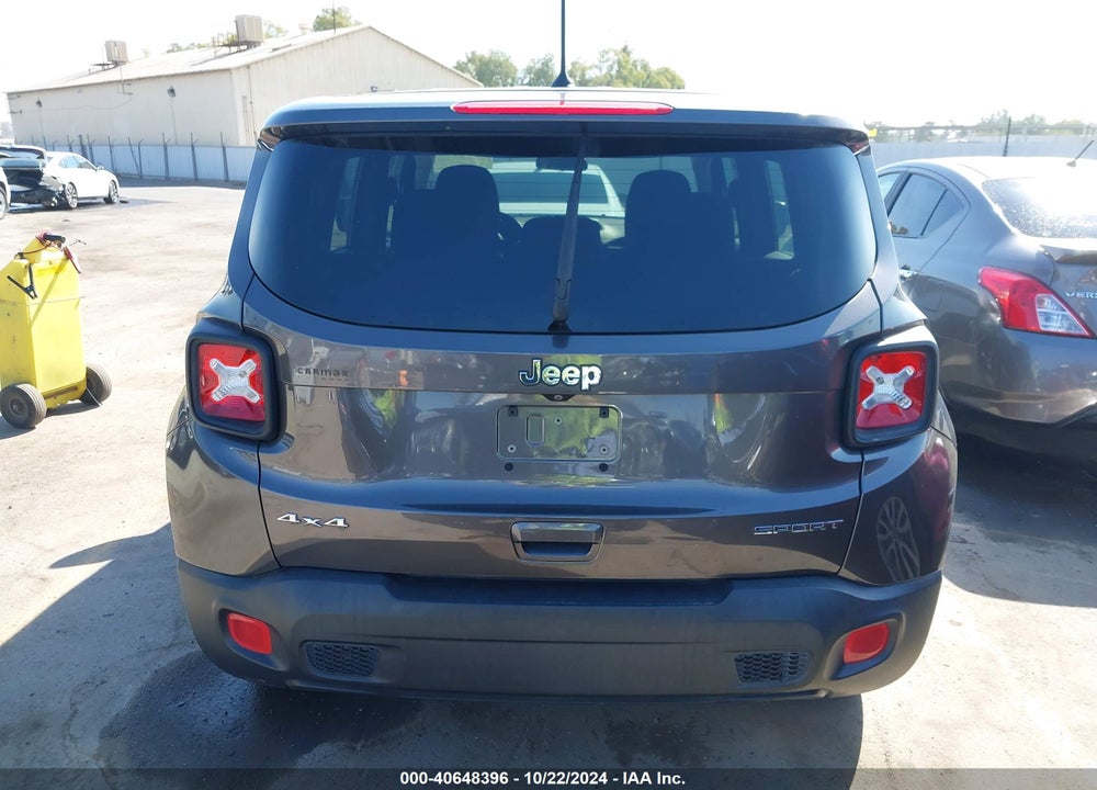 2018 JEEP RENEGADE SPORT 4X4 VIN: ZACCJBAH8JPH32415