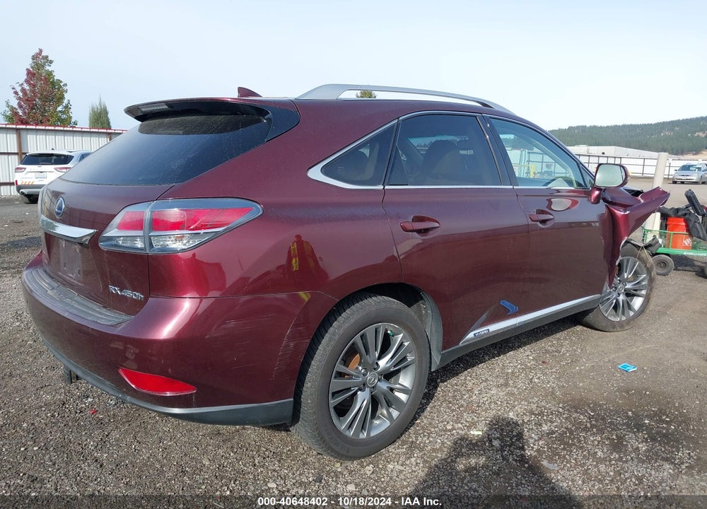 2014 LEXUS RX 450H VIN: JTJBC1BA7E2452841