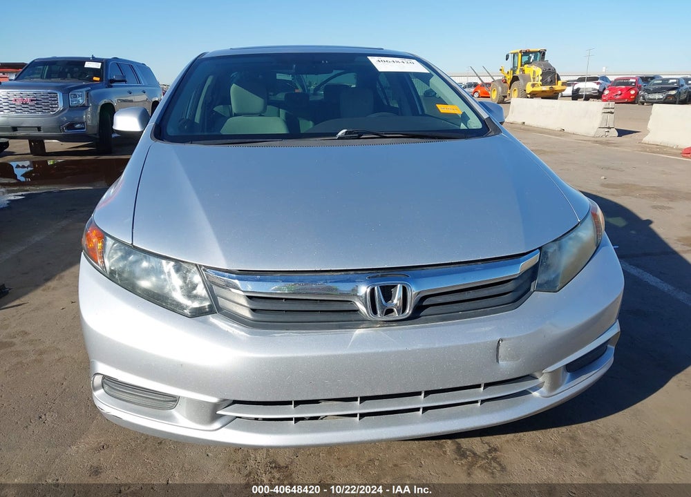 2012 HONDA CIVIC EX VIN: 2HGFB2F86CH531315