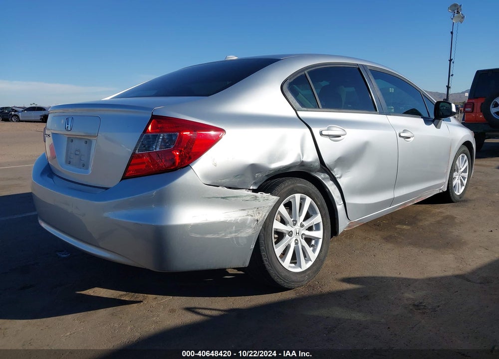 2012 HONDA CIVIC EX VIN: 2HGFB2F86CH531315