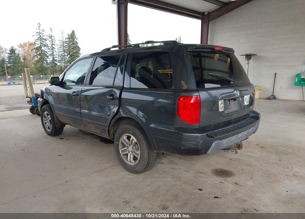 2003 HONDA PILOT EX-L VIN: 2HKYF18523H539668