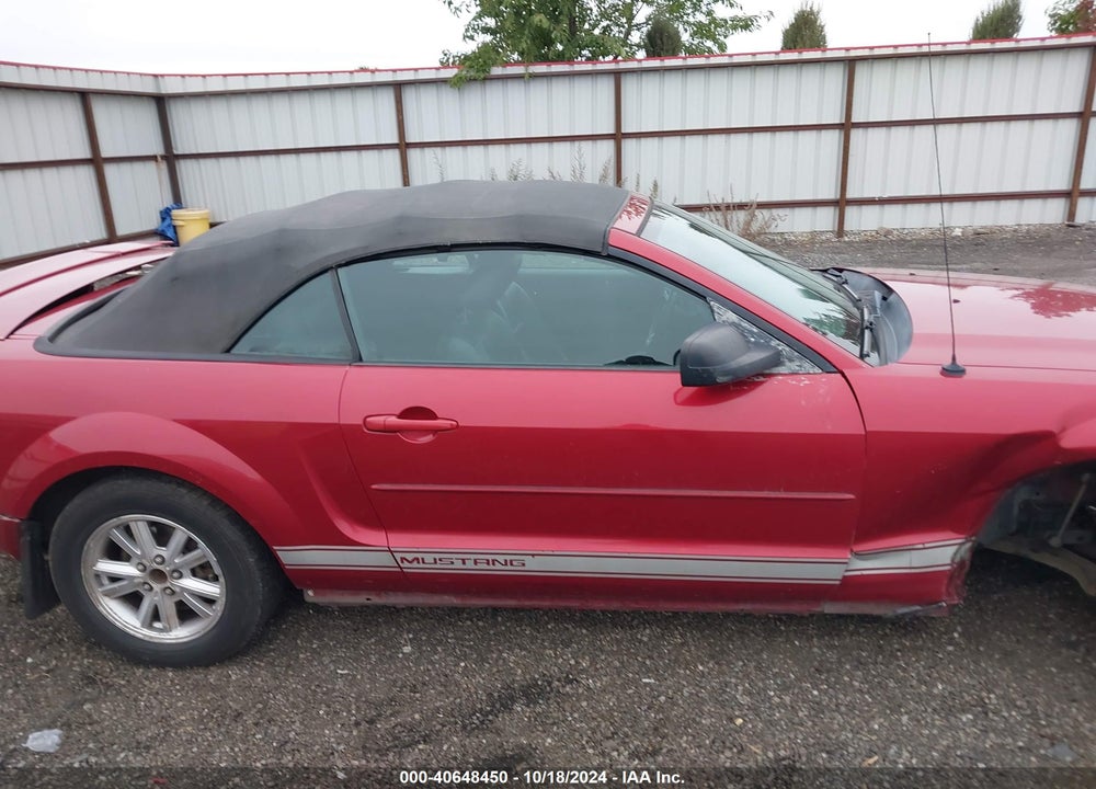 2007 FORD MUSTANG V6 DELUXE/V6 PREMIUM VIN: 1ZVFT84NX75330650