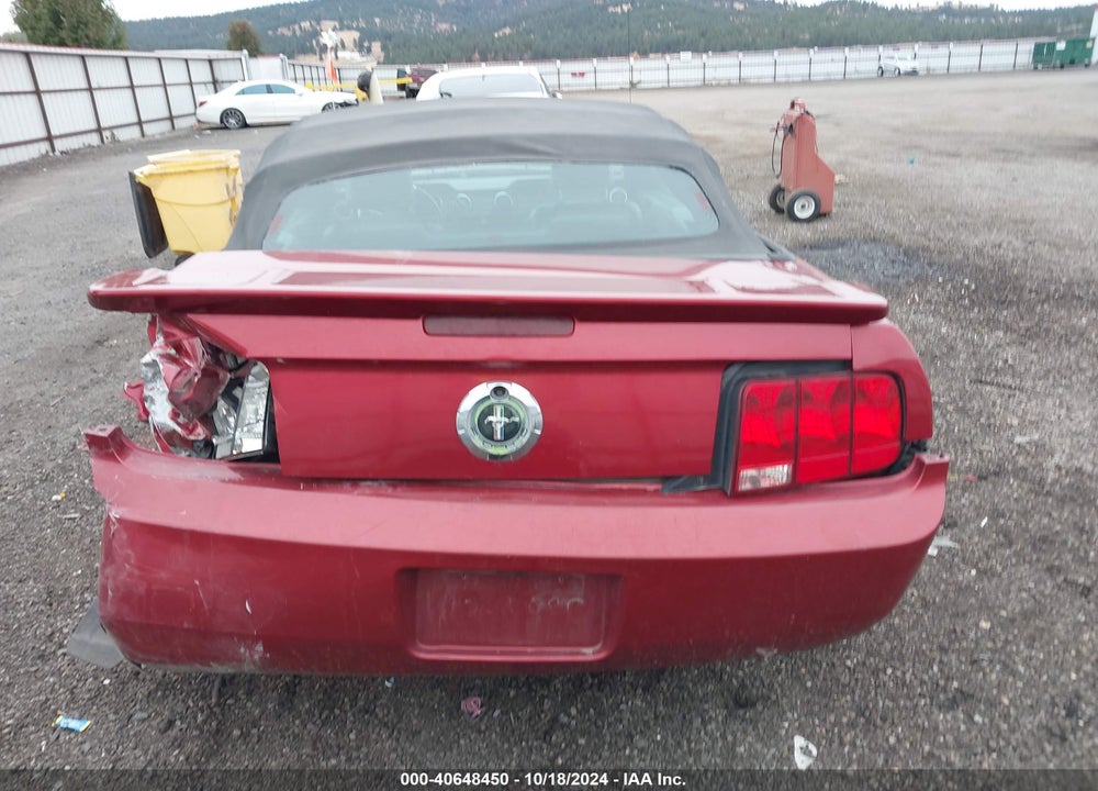 2007 FORD MUSTANG V6 DELUXE/V6 PREMIUM VIN: 1ZVFT84NX75330650