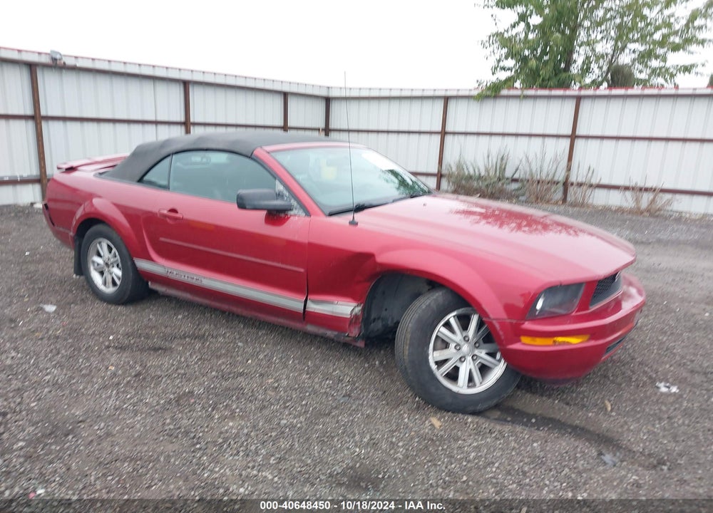 2007 FORD MUSTANG V6 DELUXE/V6 PREMIUM VIN: 1ZVFT84NX75330650