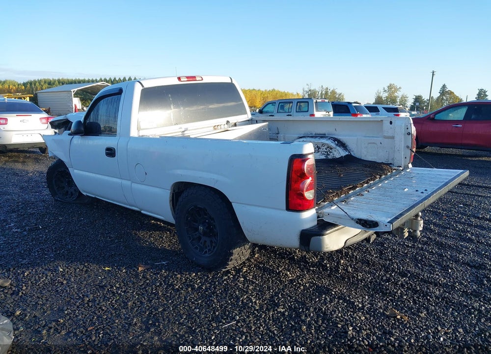 2007 CHEVROLET SILVERADO 1500 CLASSIC WORK TRUCK VIN: 1GCEC14X27Z189184