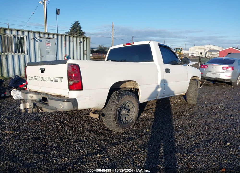 2007 CHEVROLET SILVERADO 1500 CLASSIC WORK TRUCK VIN: 1GCEC14X27Z189184