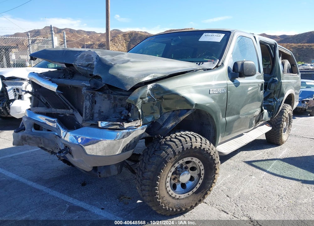 2002 FORD EXCURSION LIMITED VIN: 1FMNU42F12EB78861
