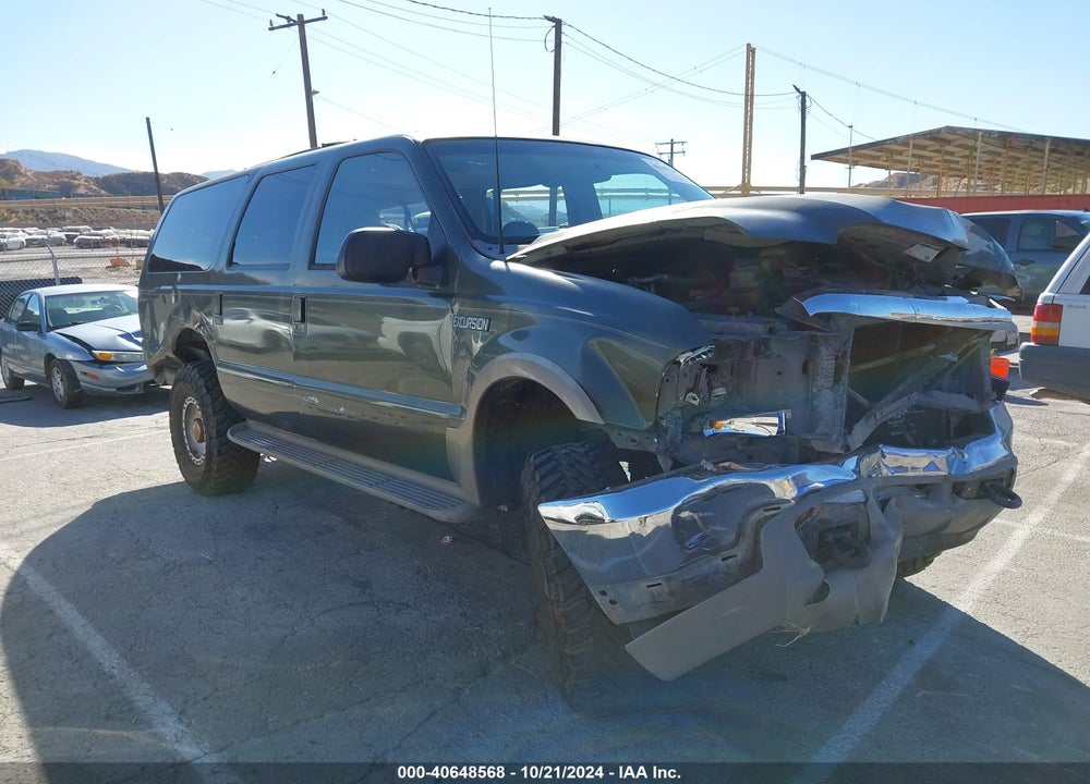 2002 FORD EXCURSION LIMITED VIN: 1FMNU42F12EB78861