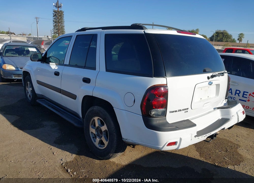 2005 CHEVROLET TRAILBLAZER LS VIN: 1GNDT13S252306633