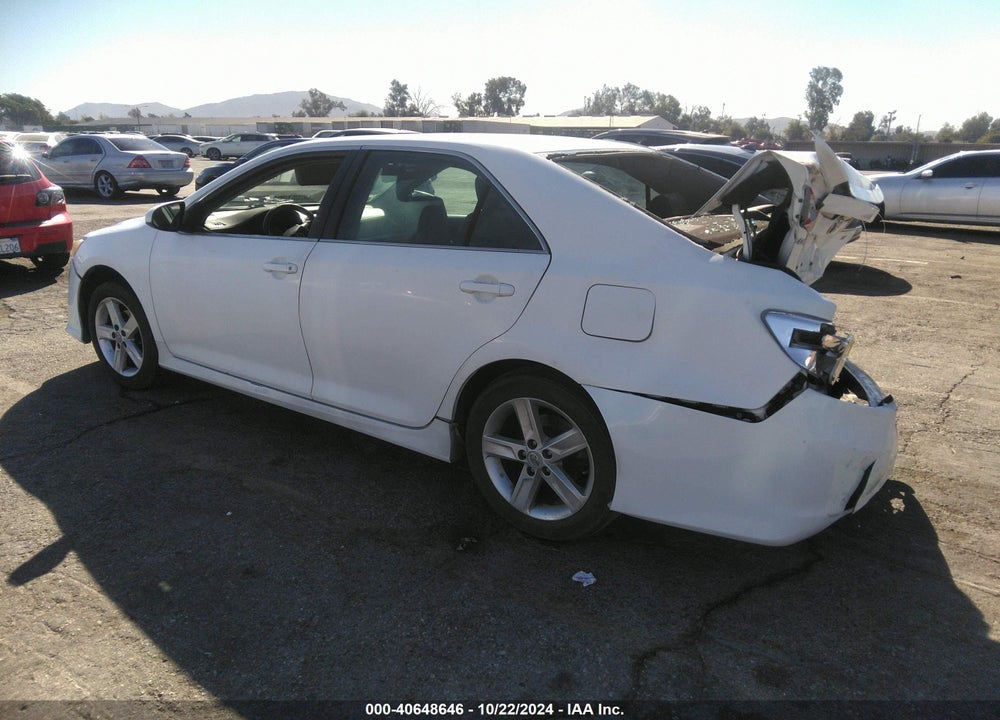 2012 TOYOTA CAMRY SE VIN: 4T1BF1FK8CU573744