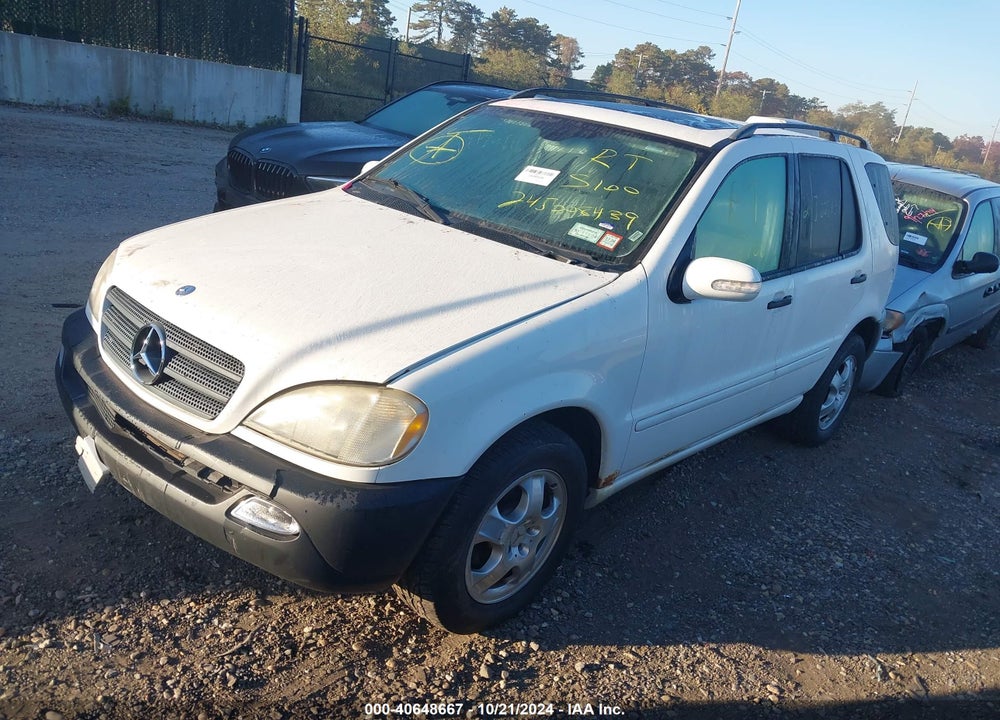 2002 MERCEDES-BENZ ML 320 VIN: 4JGAB54EX2A319030