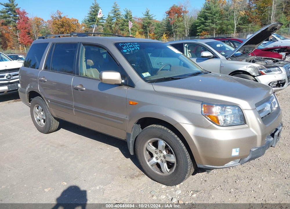 2007 HONDA PILOT EX-L VIN: 5FNYF28717B031235