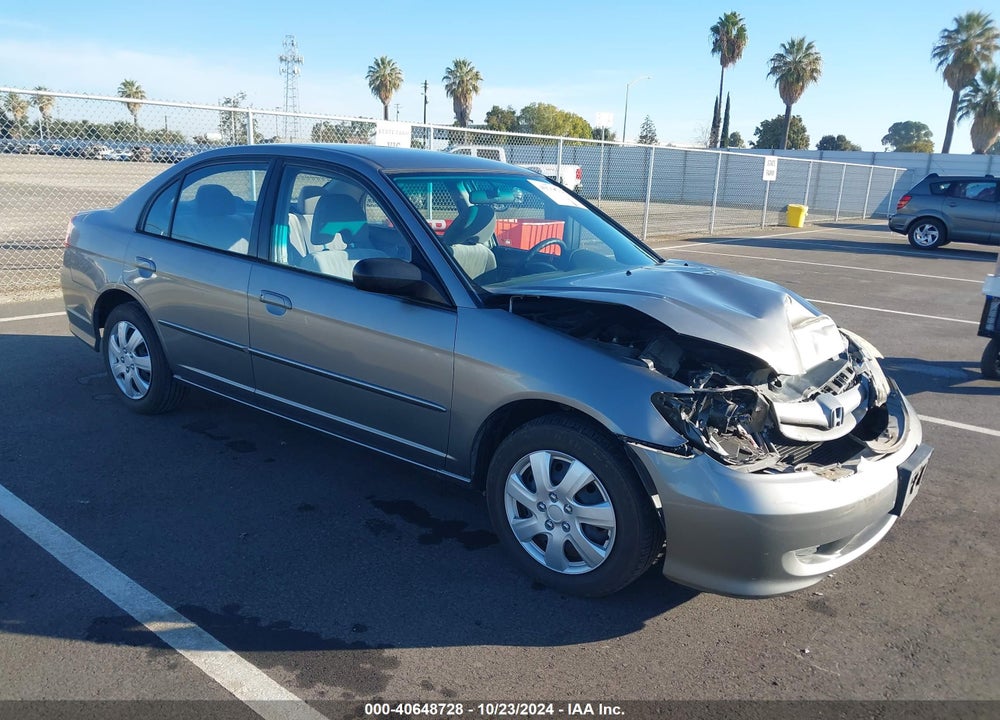 2005 HONDA CIVIC LX VIN: JHMES16565S006131