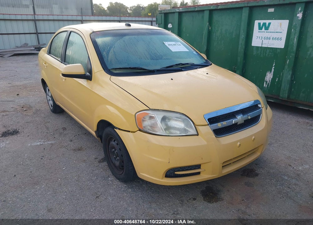 2010 CHEVROLET AVEO LT VIN: KL1TD5DE5AB131703