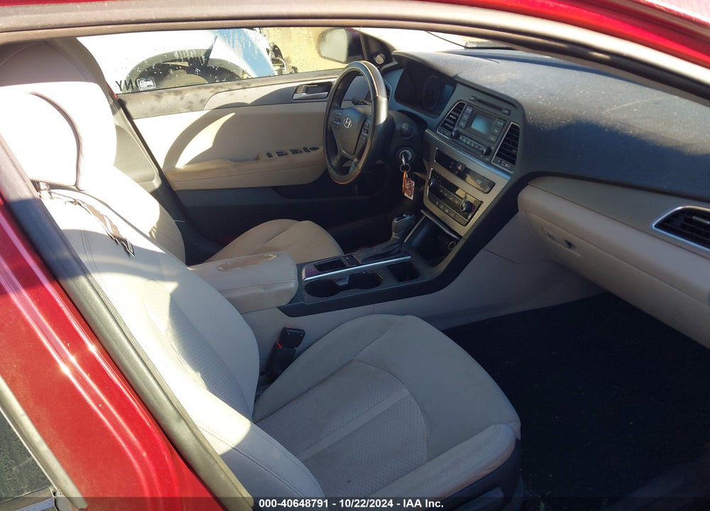 2015 HYUNDAI SONATA SE VIN: 5NPE24AF7FH176565