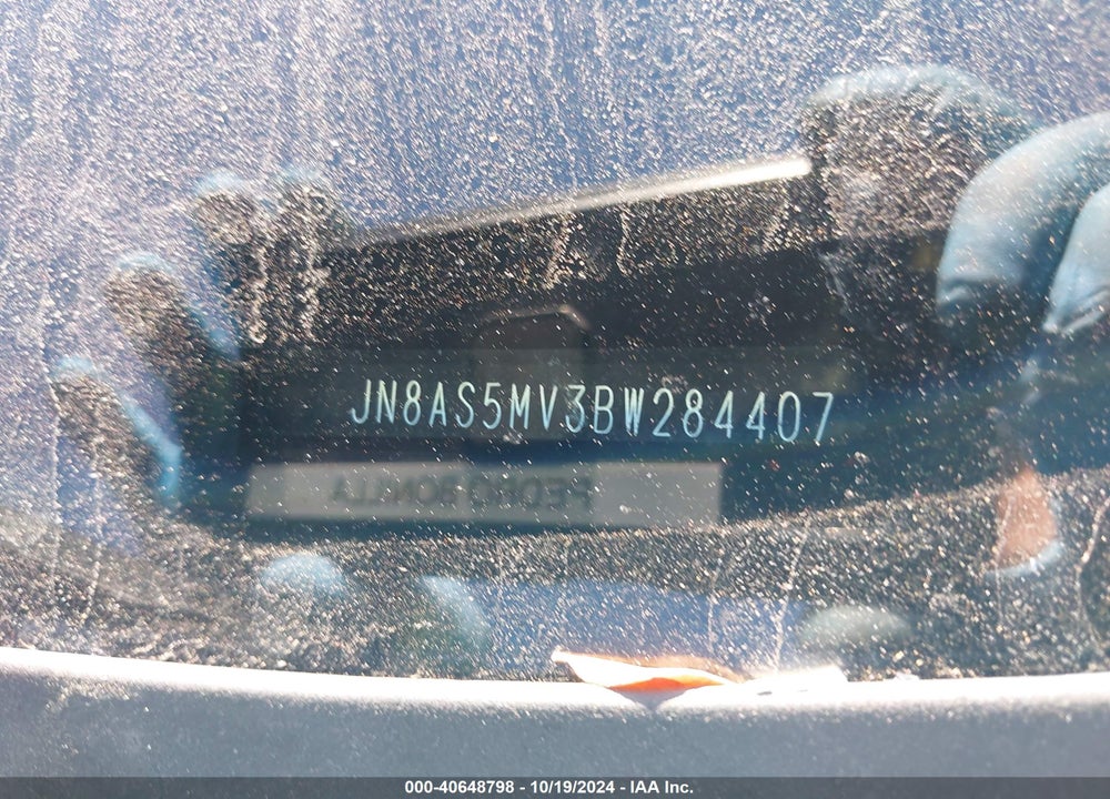 2011 NISSAN ROGUE S KROM EDITION VIN: JN8AS5MV3BW284407