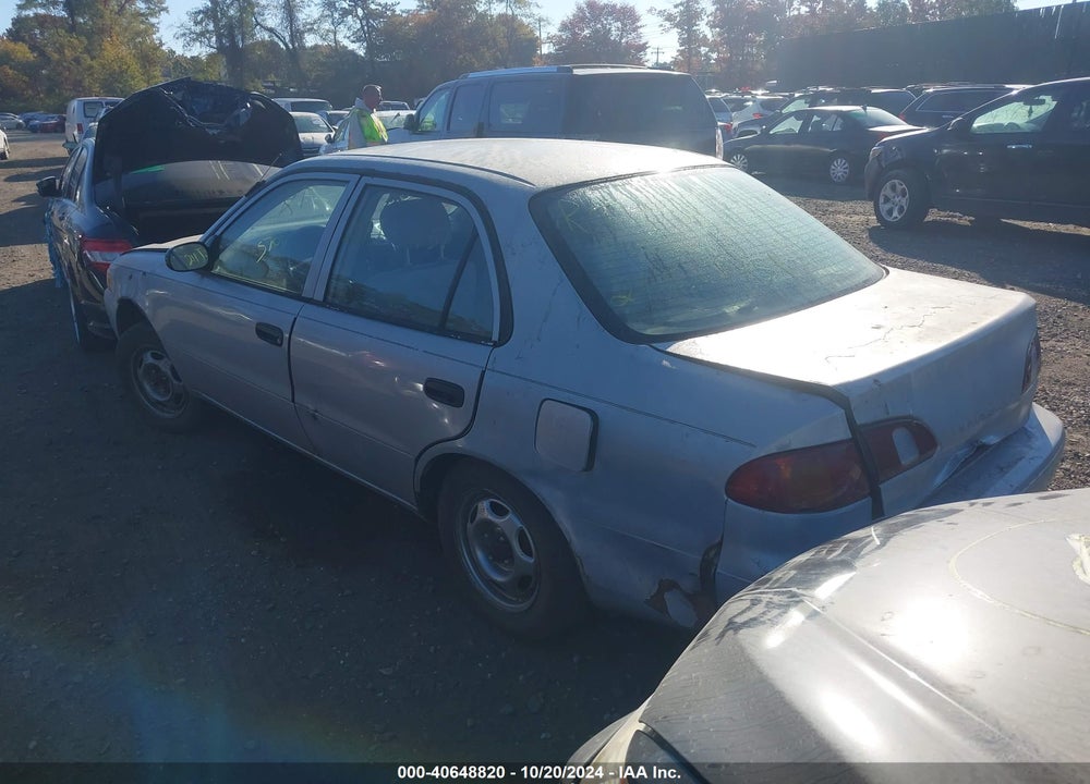 2000 TOYOTA COROLLA VE VIN: 2T1BR12E7YC334430