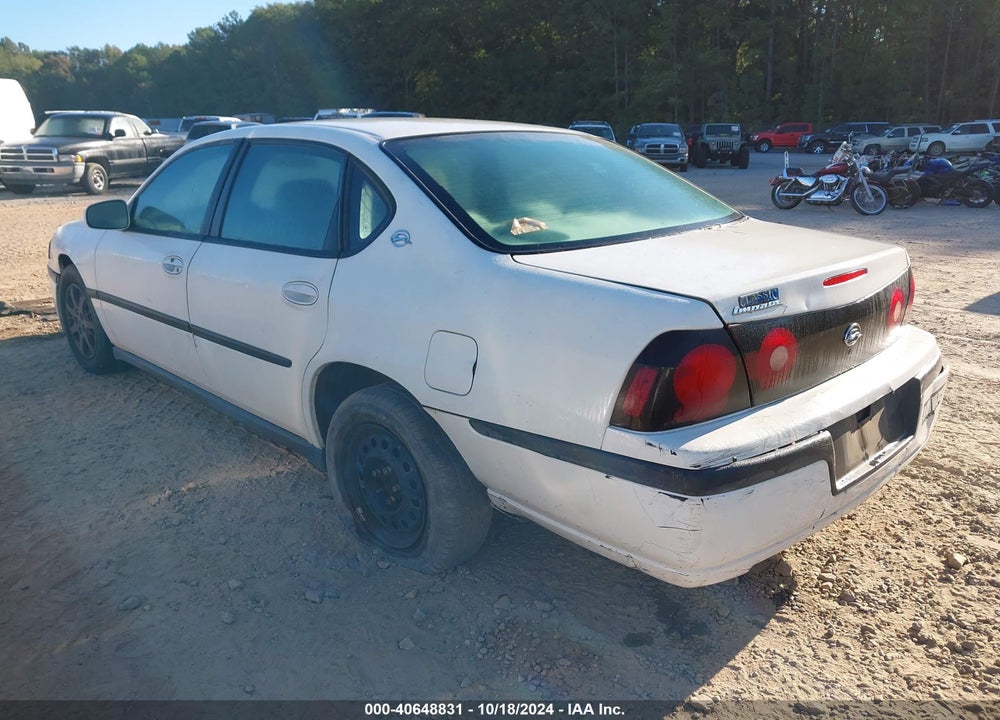 2004 CHEVROLET IMPALA VIN: 2G1WF52E449340920