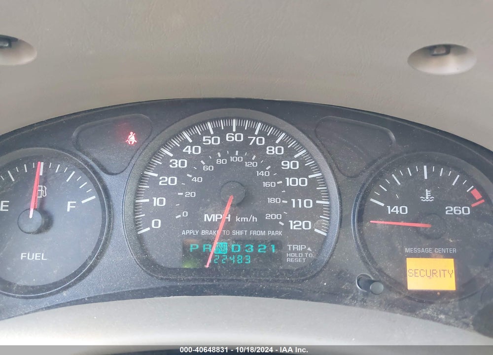 2004 CHEVROLET IMPALA VIN: 2G1WF52E449340920