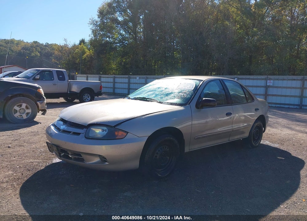 2003 CHEVROLET CAVALIER VIN: 1G1JC52F537208583
